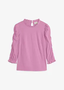 Shirt met gerimpelde 3/4 mouwen, bonprix
