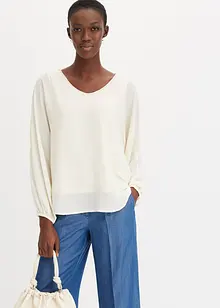Chiffon tuniek met strass, bonprix