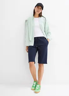 Sweatbermuda met turn-up, bonprix