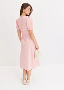 Midi jurk met elastische taille, bonprix