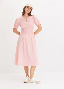 Midi jurk met elastische taille, bonprix