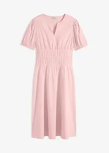 Midi jurk met elastische taille, bonprix