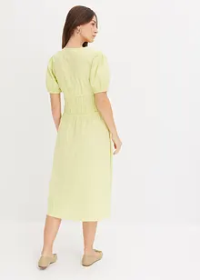 Midi jurk met elastische taille, bonprix