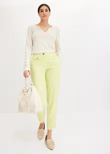 Henley shirt van zachte viscose, bonprix
