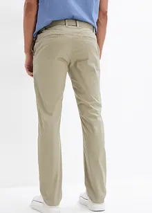 Regular fit stretch chino met riem, straight, bonprix