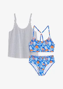 Tankini en top (3-dlg. set), bonprix