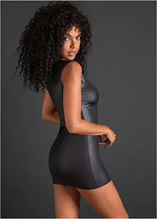 Wetlook jurk met ritsluiting, VENUS