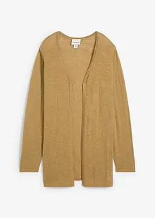 Gebreid vest van slub garen, bonprix