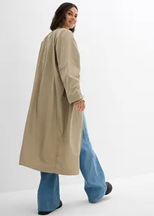 Lange bomber met gebreide kraag, bonprix