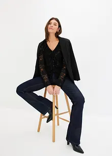 Kanten blouse, bonprix