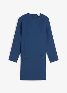 Mini-jurk met schoudervullingen van viscosemix, bonprix