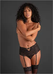 Taillestring ouvert met jarretels, VENUS