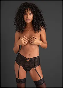 Taillestring ouvert met jarretels, VENUS