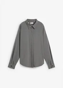 Omkeerbare oversized blouse van viscosemix, bonprix