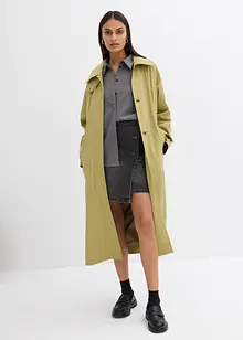 Omkeerbare oversized blouse van viscosemix, bonprix