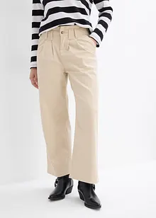 Twill broek cropped, bonprix