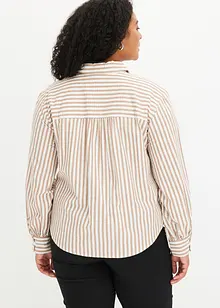 Gestreepte overhemdblouse, bonprix