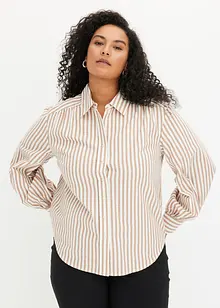Gestreepte overhemdblouse, bonprix