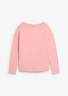 Longsleeve van puur, zwaar biologisch katoen, bonprix