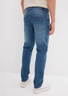 Loose fit stretch jeans van stevig denim, tapered, bonprix
