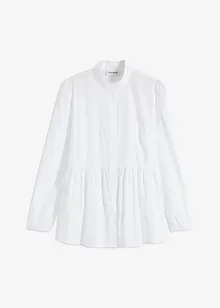 Lange blouse met plooitjes, bonprix