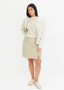 Imitatieleren rok, bonprix