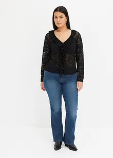 Kanten blouse, bonprix