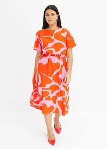 Gedessineerde midi jurk, bonprix