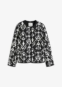 Gewatteerde jas met print, bonprix