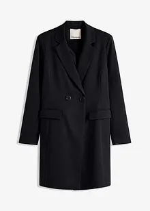 Lange blazer met V-hals, lange mouw, bonprix