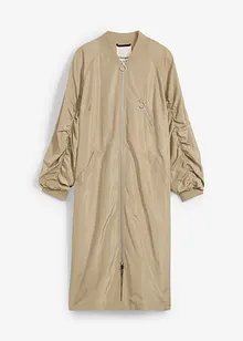 Lange bomber met gebreide kraag, bonprix