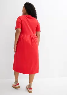Wijd uitlopende jersey jurk, bonprix
