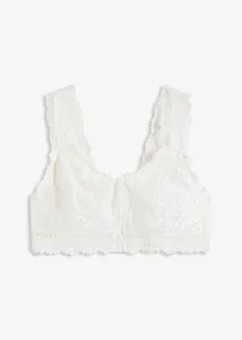 Bralette zonder beugels met comfortabele sluiting voorop, bonprix