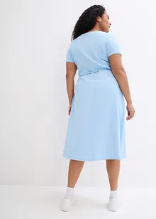 Jersey jurk met wikkeldetail, bonprix