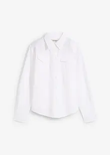 Overhemdblouse van biologisch katoen, bonprix