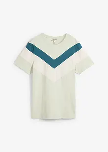 T-shirt met biologisch katoen, slim fit, bonprix