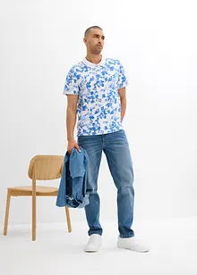 Poloshirt met korte mouwen van biologisch katoen, bonprix