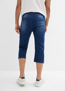 3/4 slip-on jeans, straight, licht denim ( set van 2), bonprix