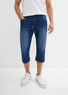 3/4 slip-on jeans, straight, licht denim ( set van 2), bonprix