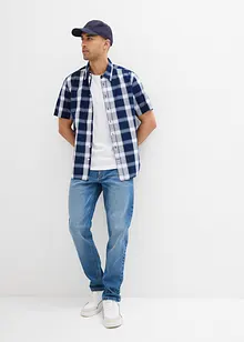 T-shirt van biologisch katoen, slim fit (set van 2), bonprix