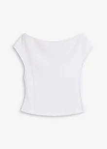 Off-shoulder shirt van puur biologisch katoen, bonprix