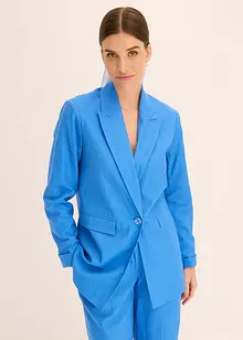 Casual linnen blazer met brede revers, bonprix
