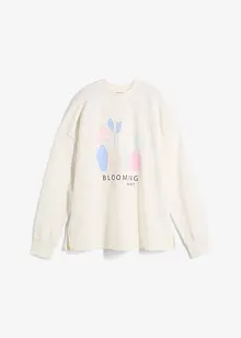 Oversized longsleeve van katoenmix, bonprix