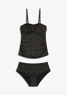 Tankini met gouddraad (2-dlg. set), bonprix