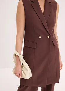 Lang mouwloos vest, bonprix