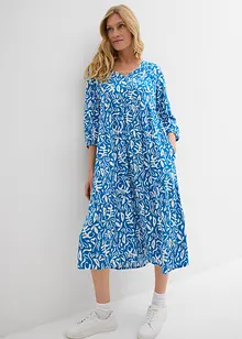 Midi jurk van vloeiende viscose, bonprix