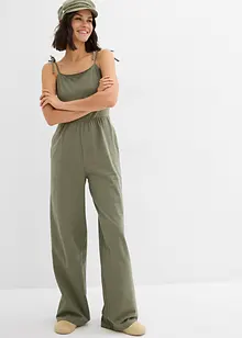 Jersey jumpsuit met spaghettibandjes, bonprix