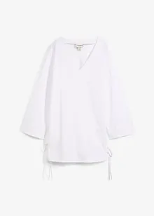 Oversized shirt van een elastische katoenmix, bonprix