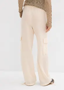 Cargo broek in vloeiende stof, bonprix