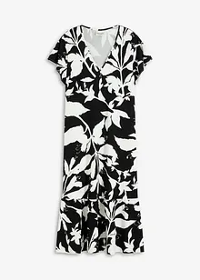 Midi jurk met kapmouwen, bonprix